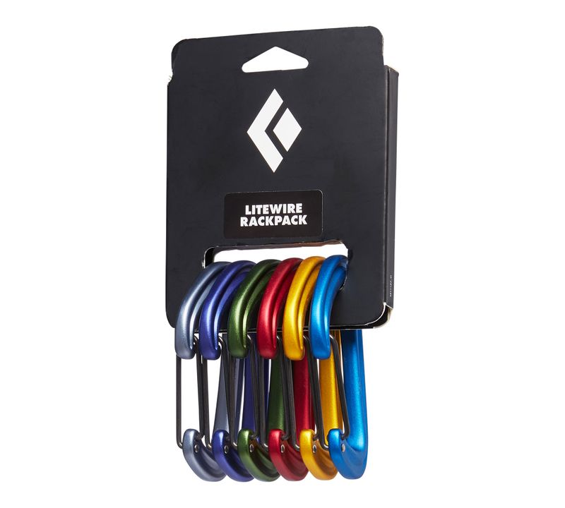 Black Diamond LiteWire Rackpack Unisex Carabiners Silver | JGDVC2793