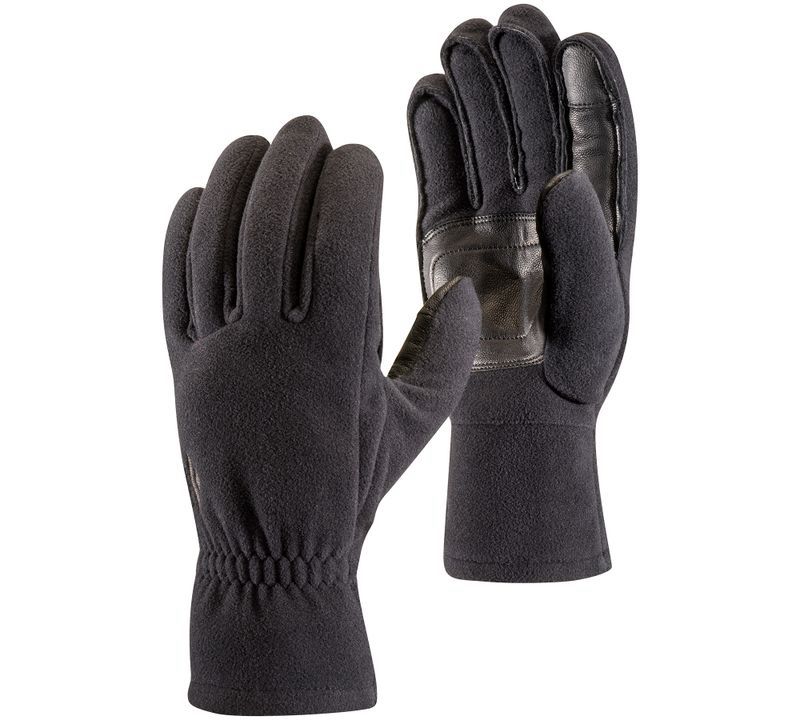 Black Diamond MidWeight Windbloc Fleece Unisex Gloves Black | XSEPW6842