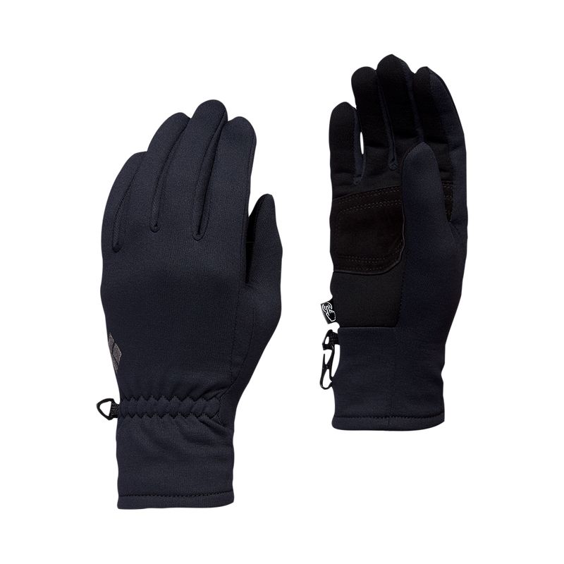 Black Diamond Midweight Screentap Unisex Gloves Black | ZDVSQ0345