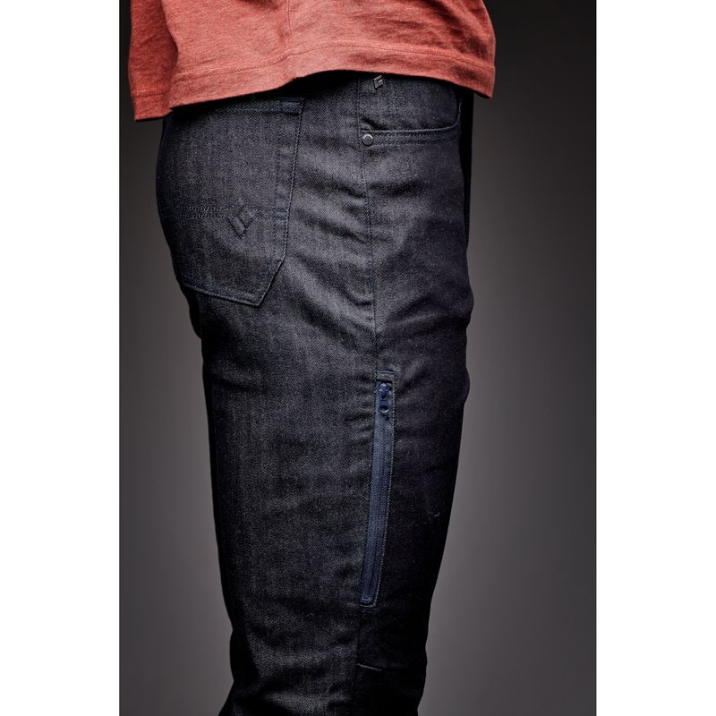 Black Diamond Mission Wool Denim Men's Pants Dark Indigo | XONEU1435