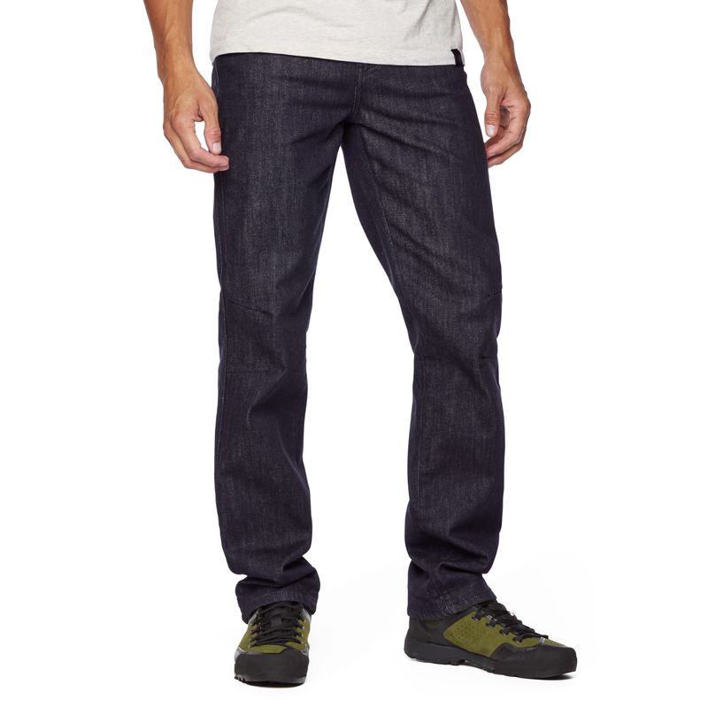 Black Diamond Mission Wool Denim Men\'s Pants Dark Indigo | XONEU1435