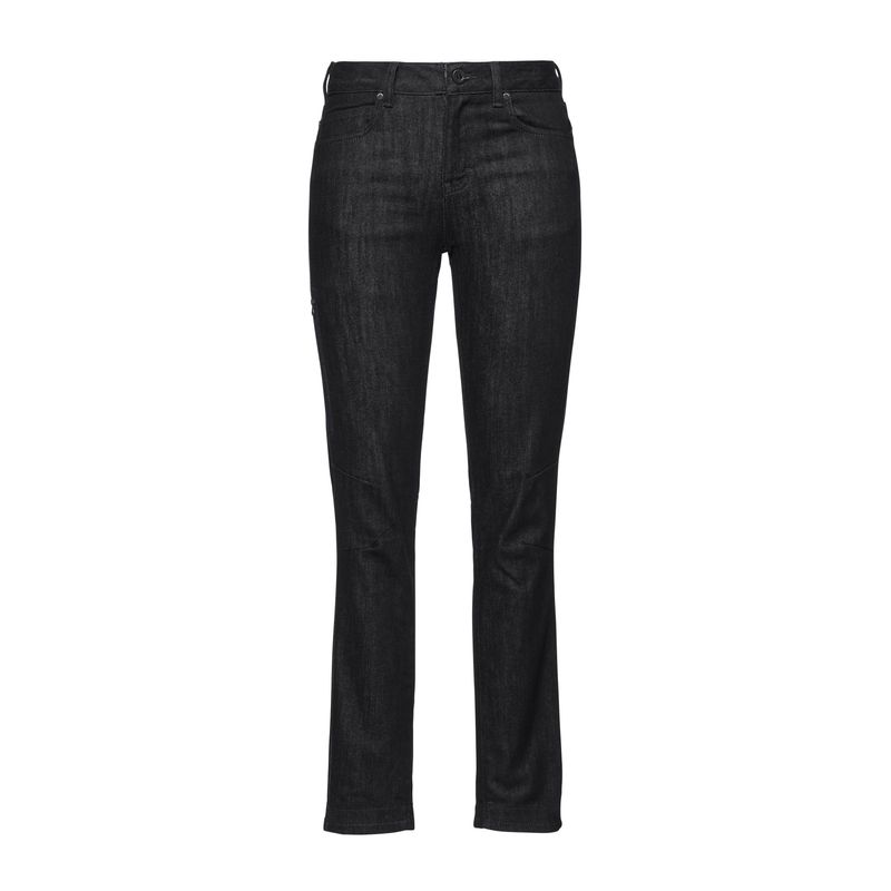 Black Diamond Mission Wool Denim Women's Pants Black | HTLFW2145