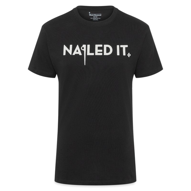 Black Diamond Nailed It Men\'s Tops Black | DANOL0514