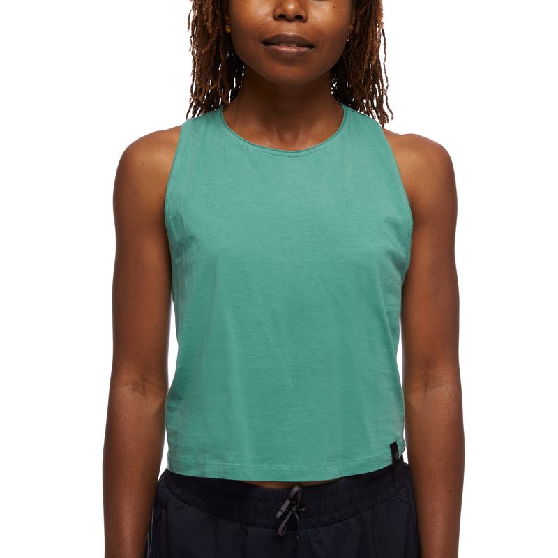 Black Diamond Pivot Women's Tops Green | KIXGL7340