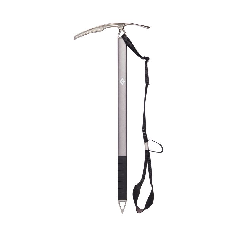 Black Diamond Raven Ice Axe With Grip Unisex Alpine Silver | ZVWUJ7360