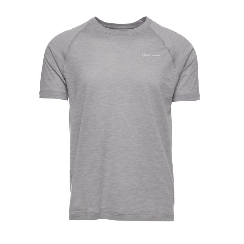 Black Diamond Rhythm Men's Tops Grey | HFKMU9065