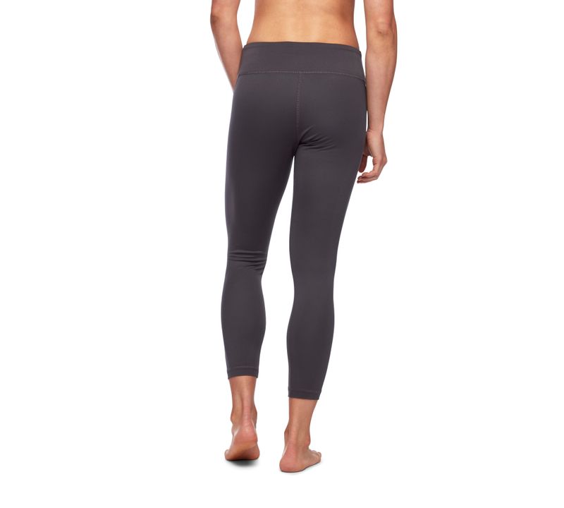 Black Diamond Rise Tights Women's Pants Dark Grey | TWHOE4298