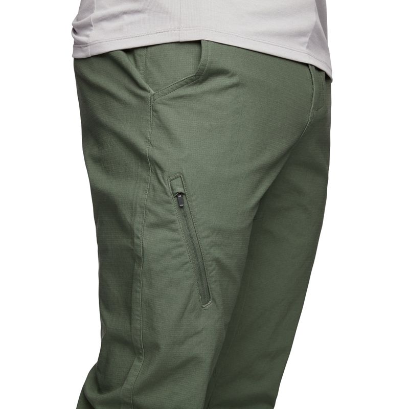 Black Diamond Rocklock Climb Men's Pants Green | GLXEA2801