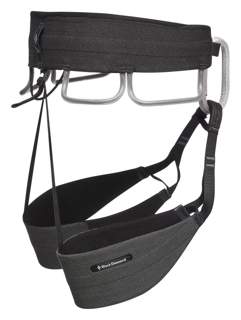 Black Diamond Solution Guide Men's Harnesses Black | QMZWR6438