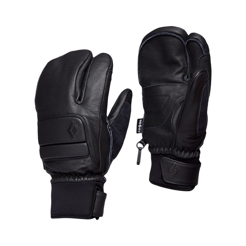 Black Diamond Spark Finger Unisex Gloves Black | WOLKH6194