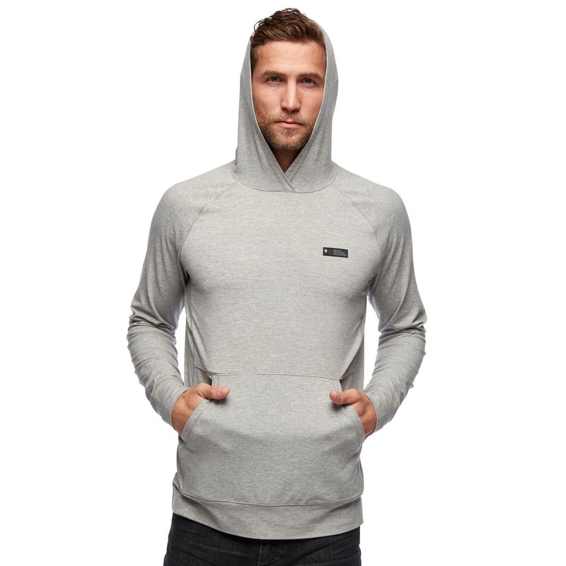 Black Diamond Stone Men's Tops Grey | YIFMA2083