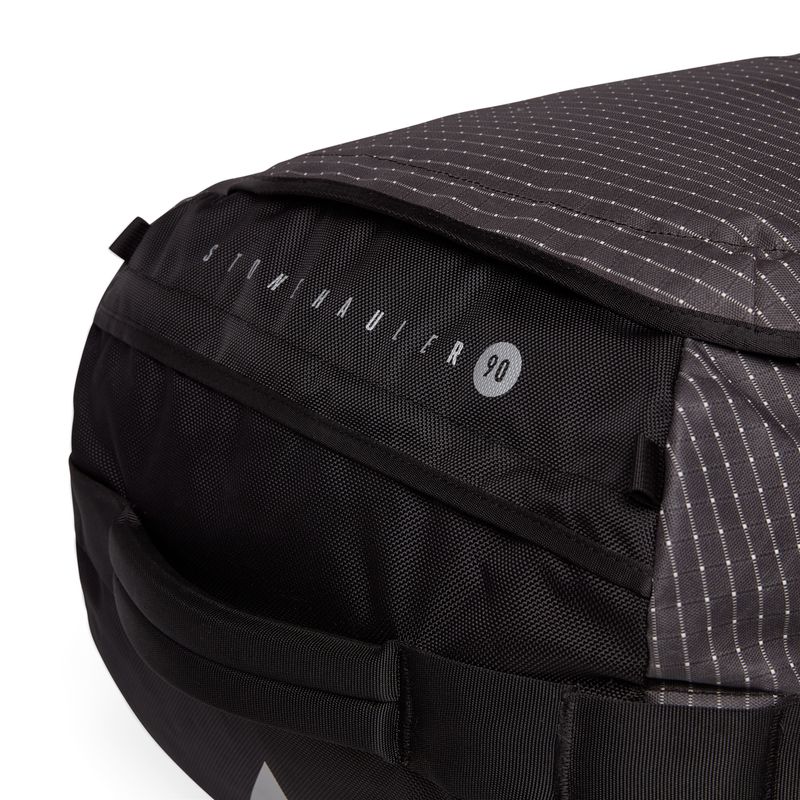 Black Diamond Stonehauler 90L Duffel Unisex Bags Black | QATIY7324