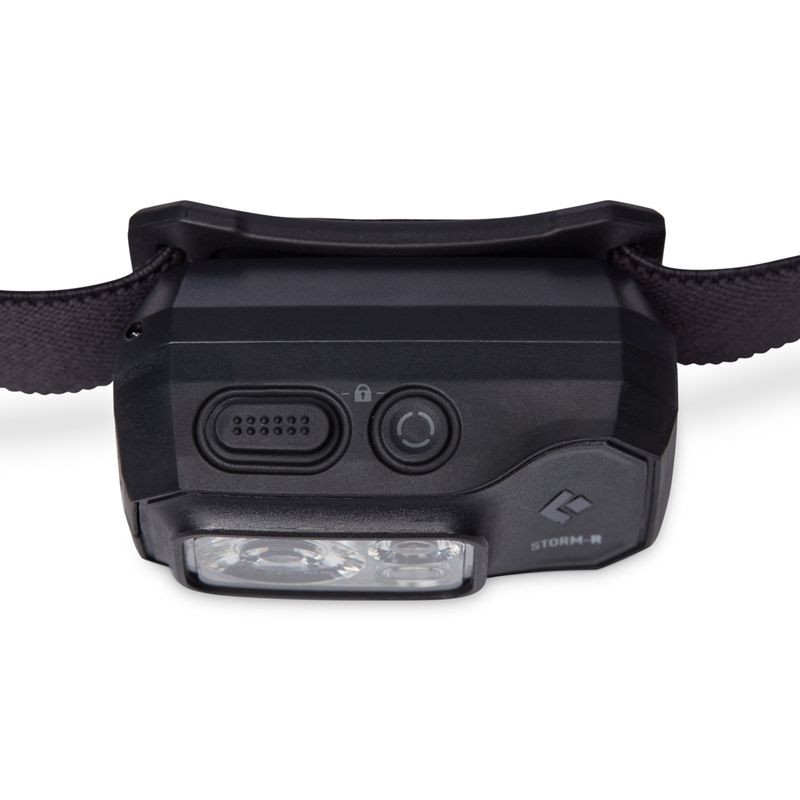 Black Diamond Storm 500-R Unisex Headlamps Black | YBGQS7932