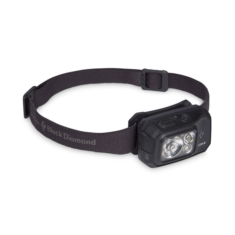 Black Diamond Storm 500-R Unisex Headlamps Black | YBGQS7932