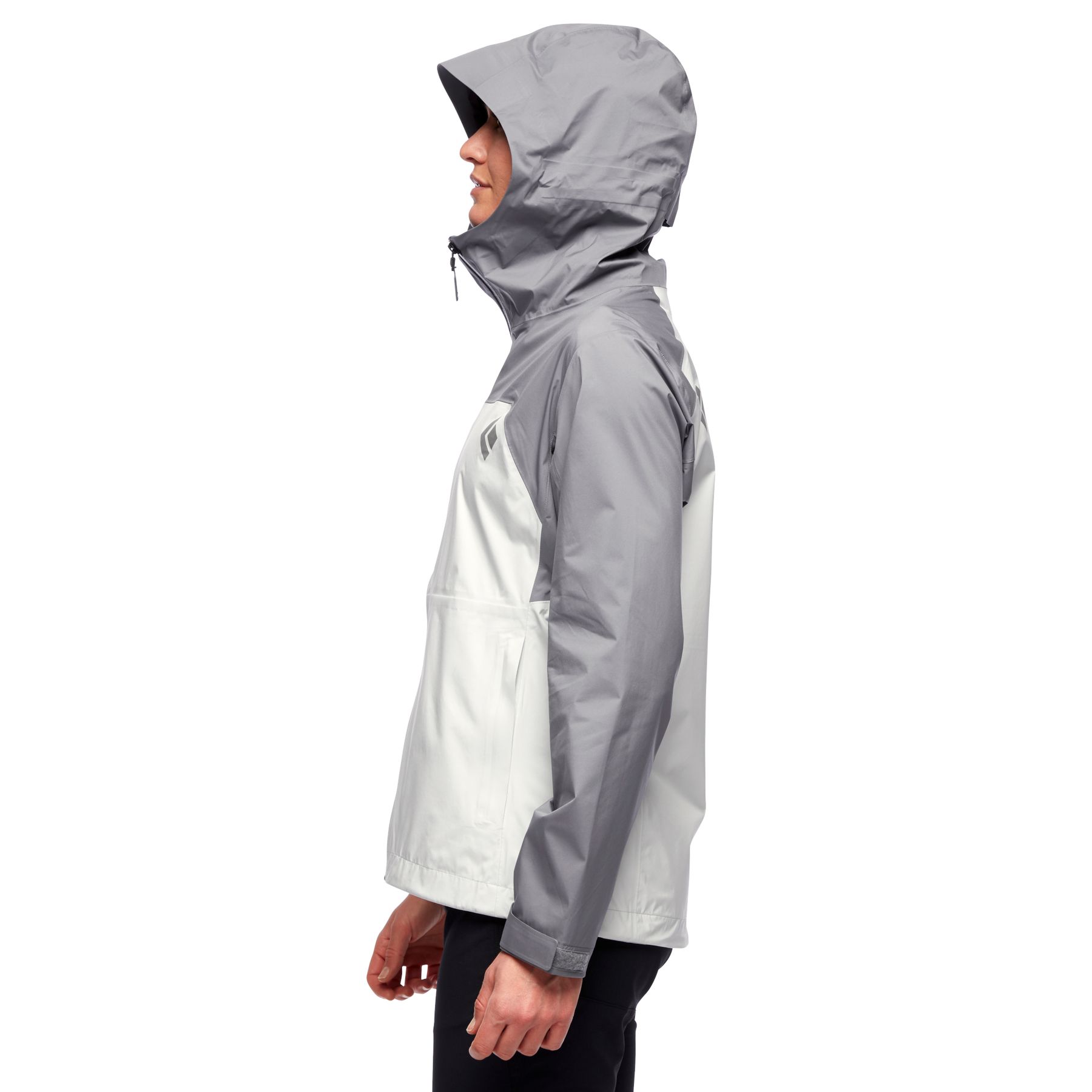 Black Diamond Stormline Stretch Rain Shell Women's Jackets Grey White | IJFNU0268