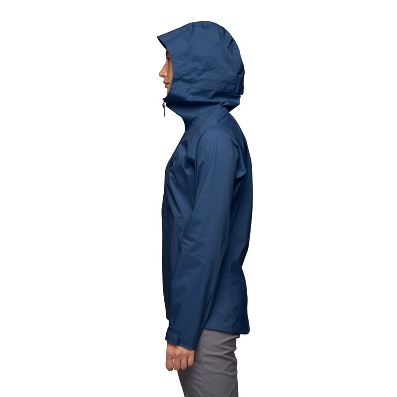 Black Diamond Stormline Stretch Rain Shell Women's Jackets Blue | TUSXY7981