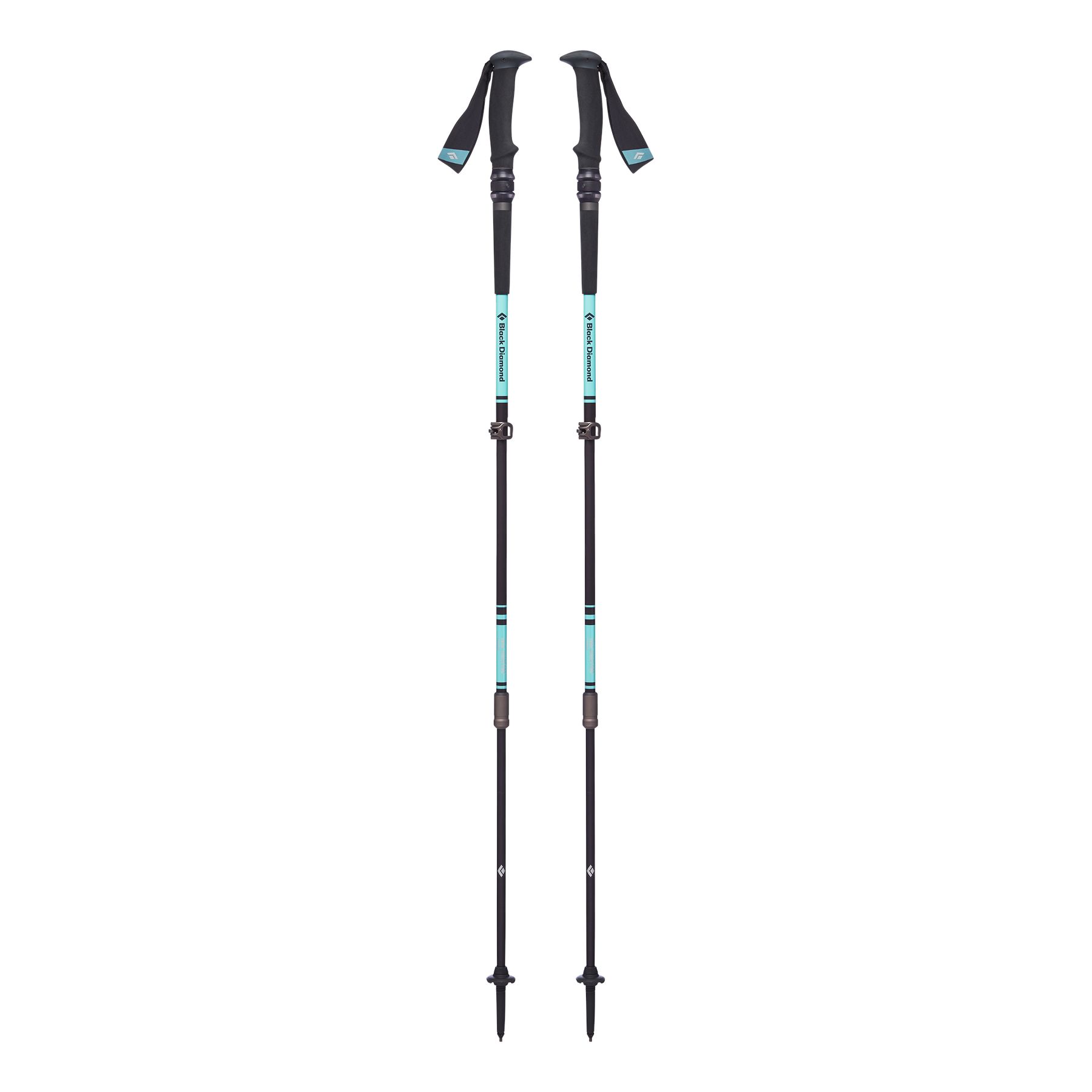 Black Diamond Trail Pro Shock Women's Trekking Poles Black Green | KLPJU9147