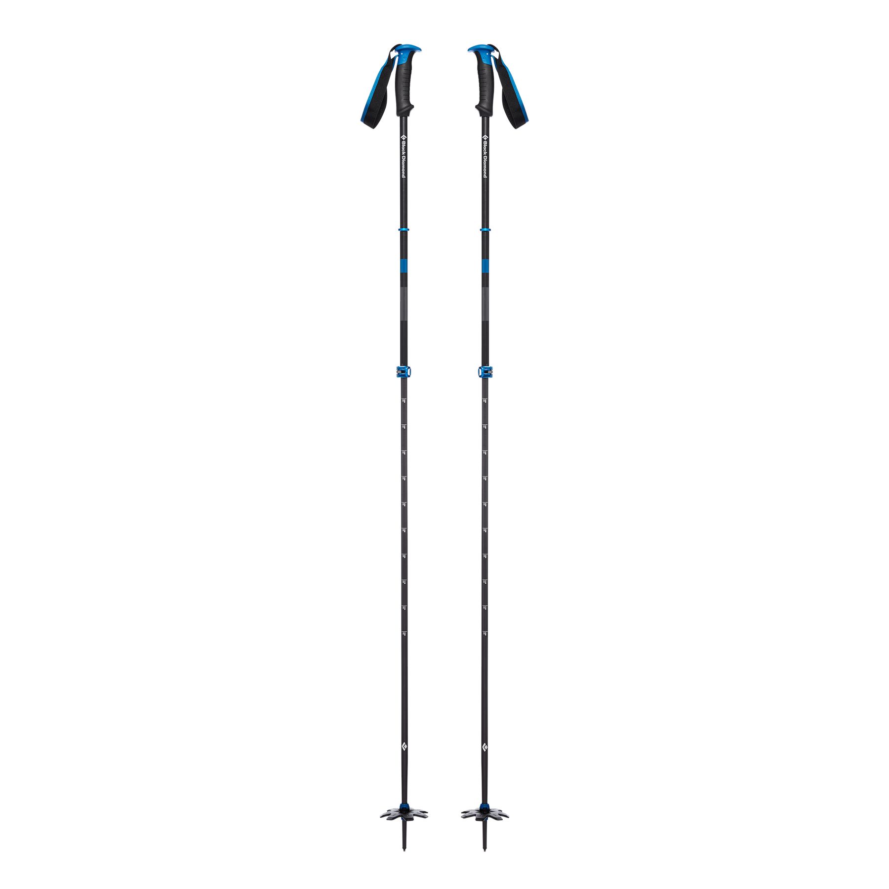 Black Diamond Traverse Pro Unisex Ski Poles Black Blue | ZUPJW3109