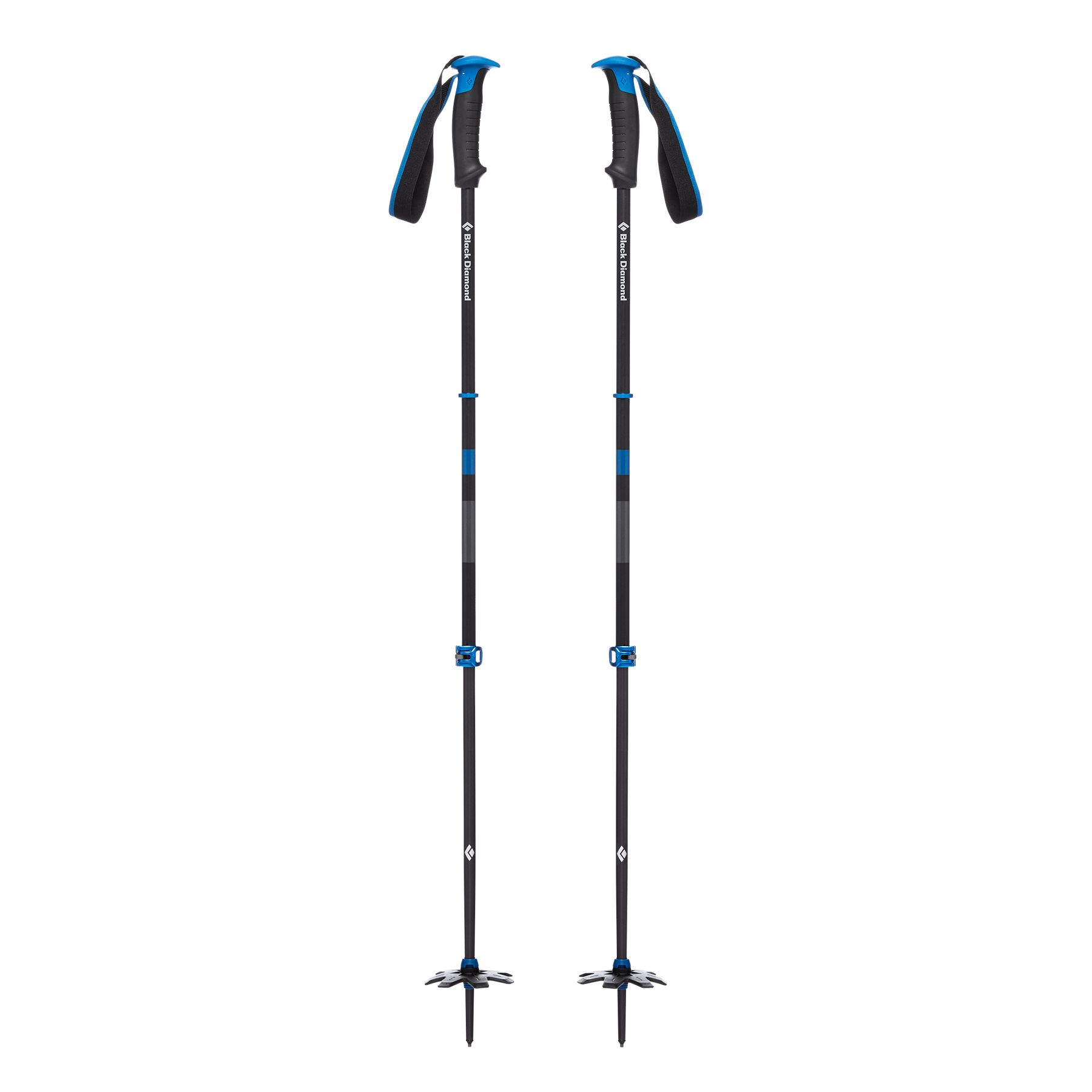 Black Diamond Traverse Pro Unisex Ski Poles Black Blue | ZUPJW3109