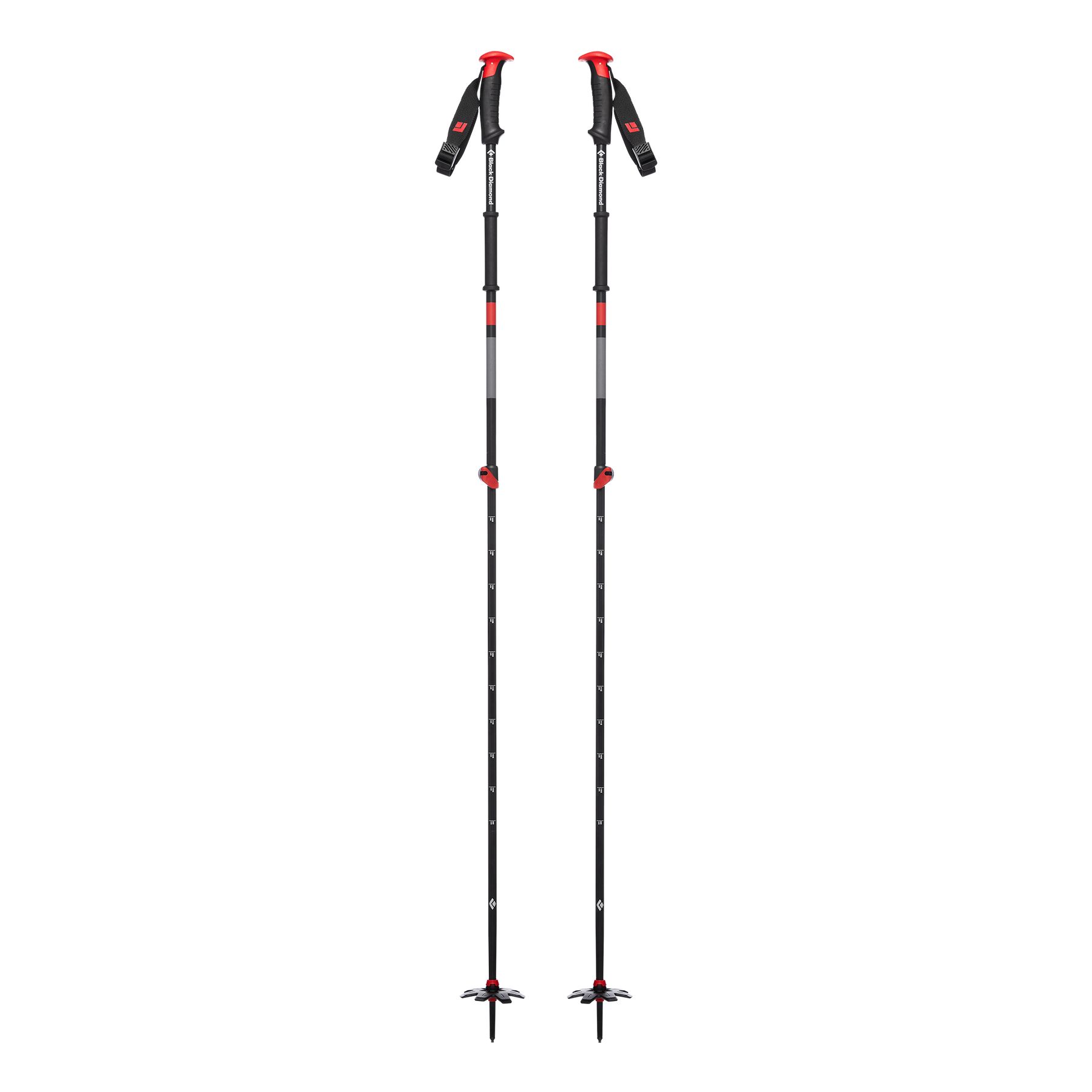 Black Diamond Traverse Unisex Ski Poles Black Orange | VNMHR7013