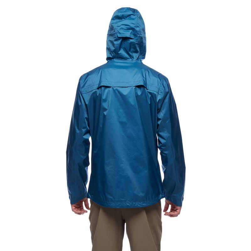 Black Diamond Treeline Rain Shell Men's Jackets Blue | JDSIA4125