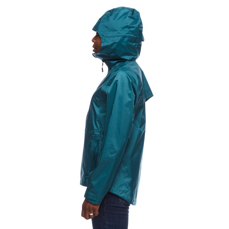 Black Diamond Treeline Rain Shell Women's Jackets Deep Green | GNIQX8194